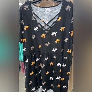 Torrid Aristocats babydoll top